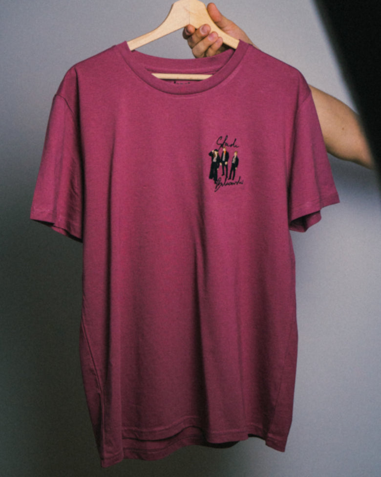 T-shirt Stach Bukowski Band Light Burgundy