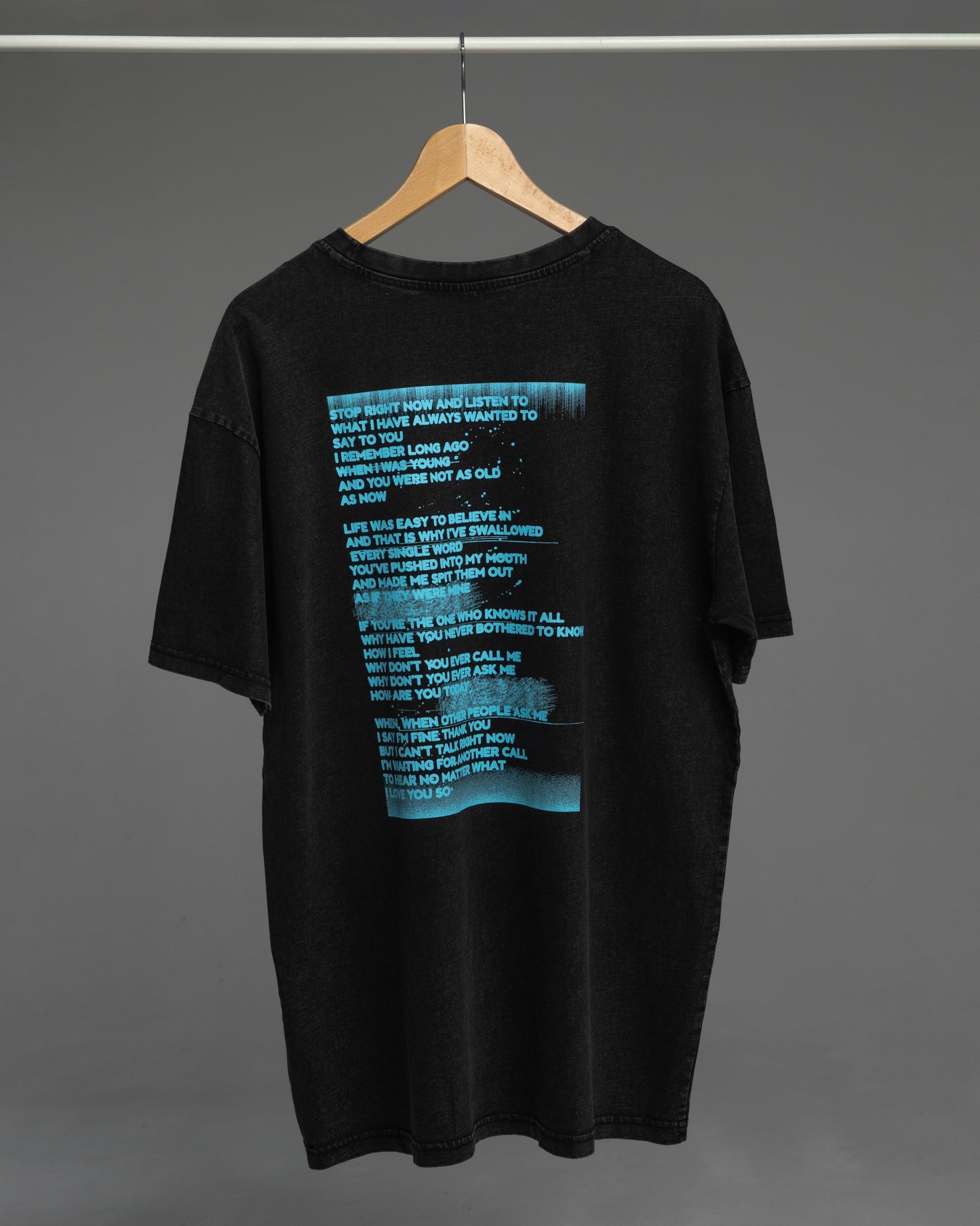 T-shirt Jann_Tour The Letter Off Black