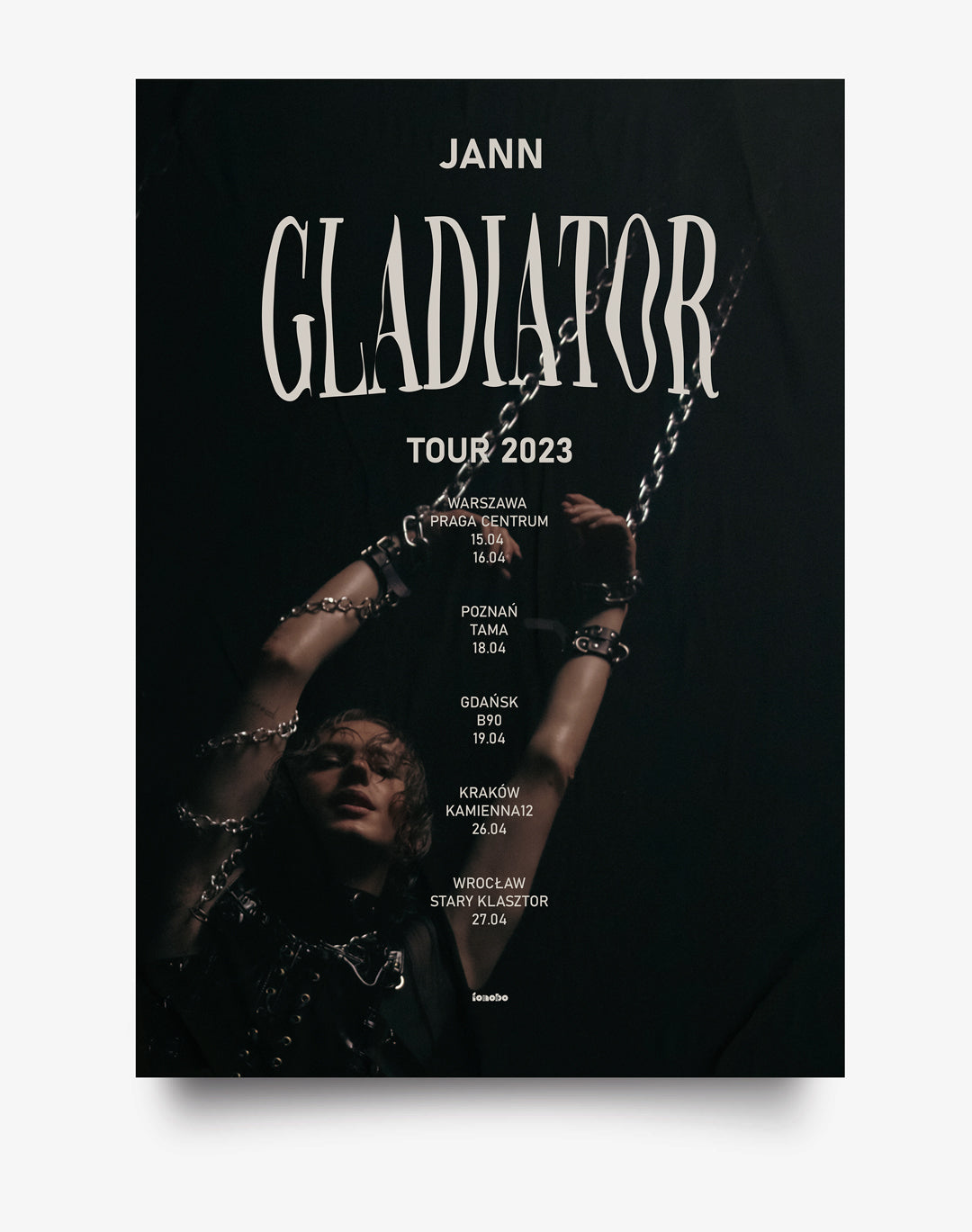 Plakat Jann Gladiator Tour (z autografem)